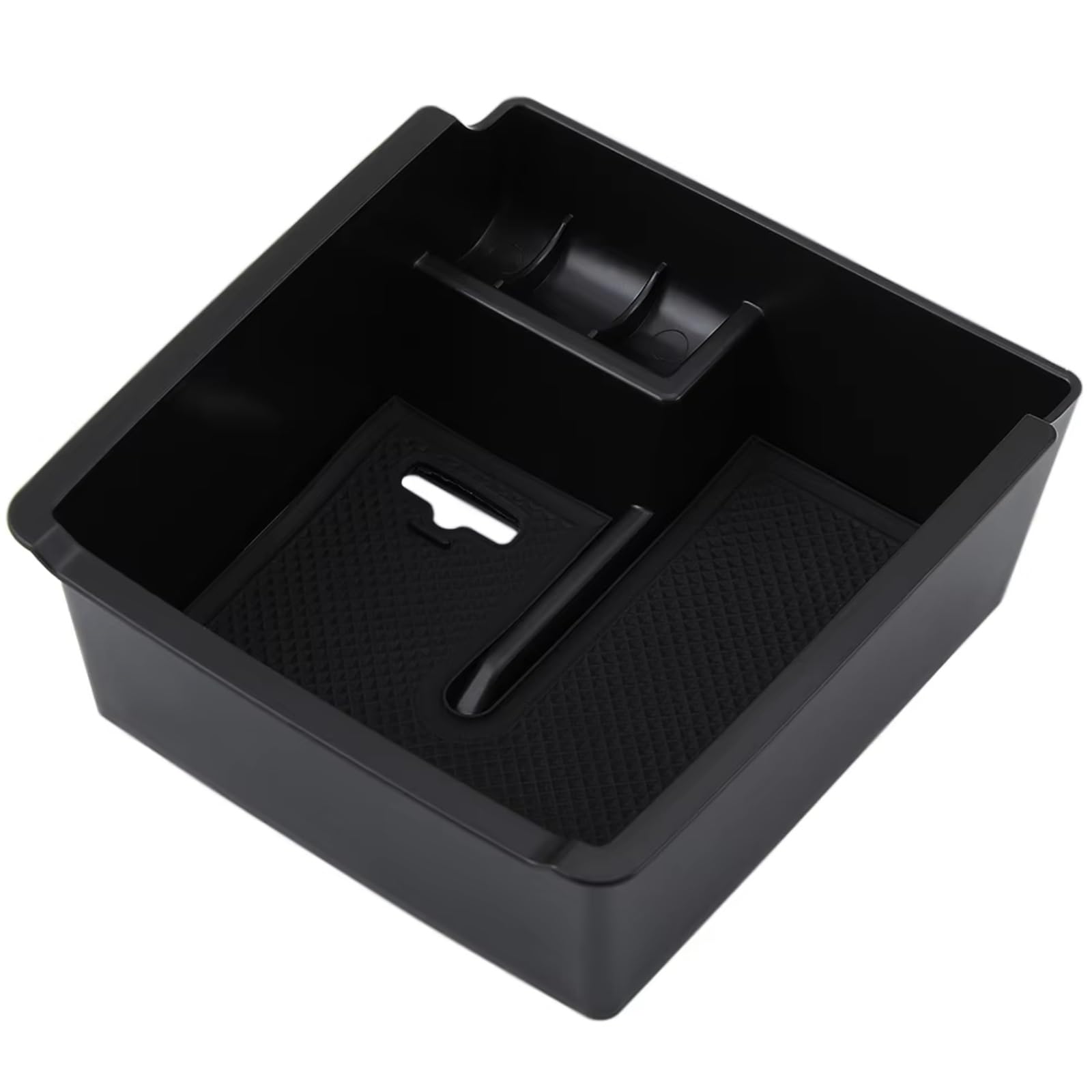 DSEQOPHH Armrest Insert Organiser Compatible With Vw For Passat For B8 For Variant 2015-2017 1 Pcs Armrest Storage Box Center Console Glove Case Tray Bin Container
