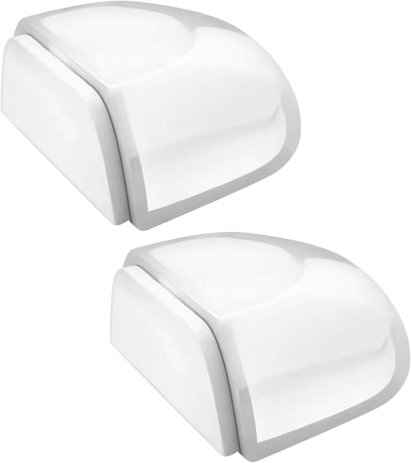 KMZ 2 Pack Door Stoppers Oval SelfAdhesive Door Stops Floor Door