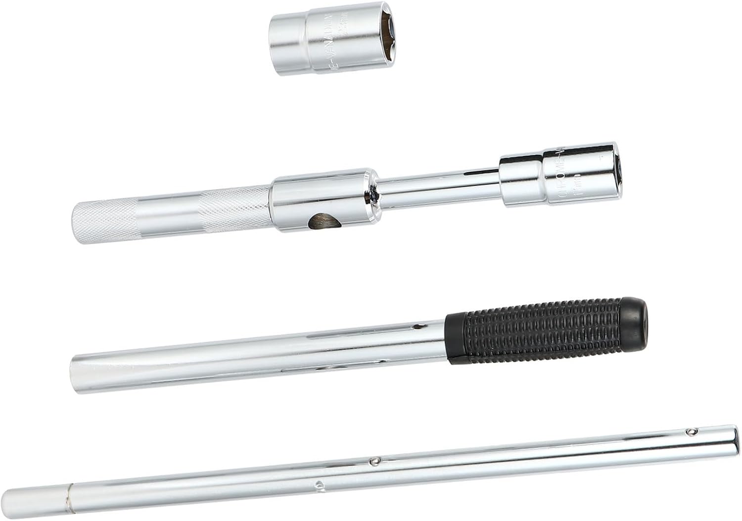 GANAZONO Carbon Steel Extended Lug Wrench for Easy Tire Removal and Installation Sliding Center for Maximum Torque Fit for All Vehicles