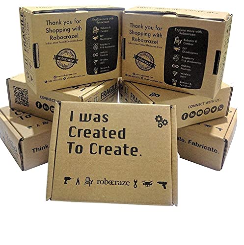 Image of Robocraze MC-38 Wired Magnetic House Security Alarm Sensor for Door and Windows | Home Alarm System with Screws (Pack of 2)