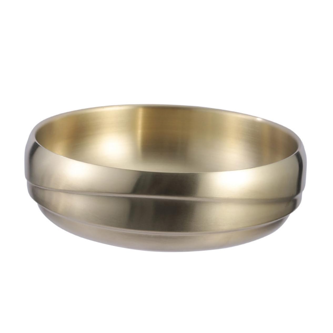 LALADEFIEE Stainless Steel Rice Bowl Insulated Cold Food Storage Bowl for Kitchen Tableware Practical and Portable Design for Serving Soups Salads and Noodles