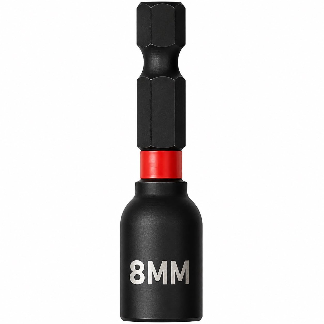 BLACK CANYON 8mm Magnetic Nut Driver Bit, 1/4-Inch Hex Shank, 1 Piece