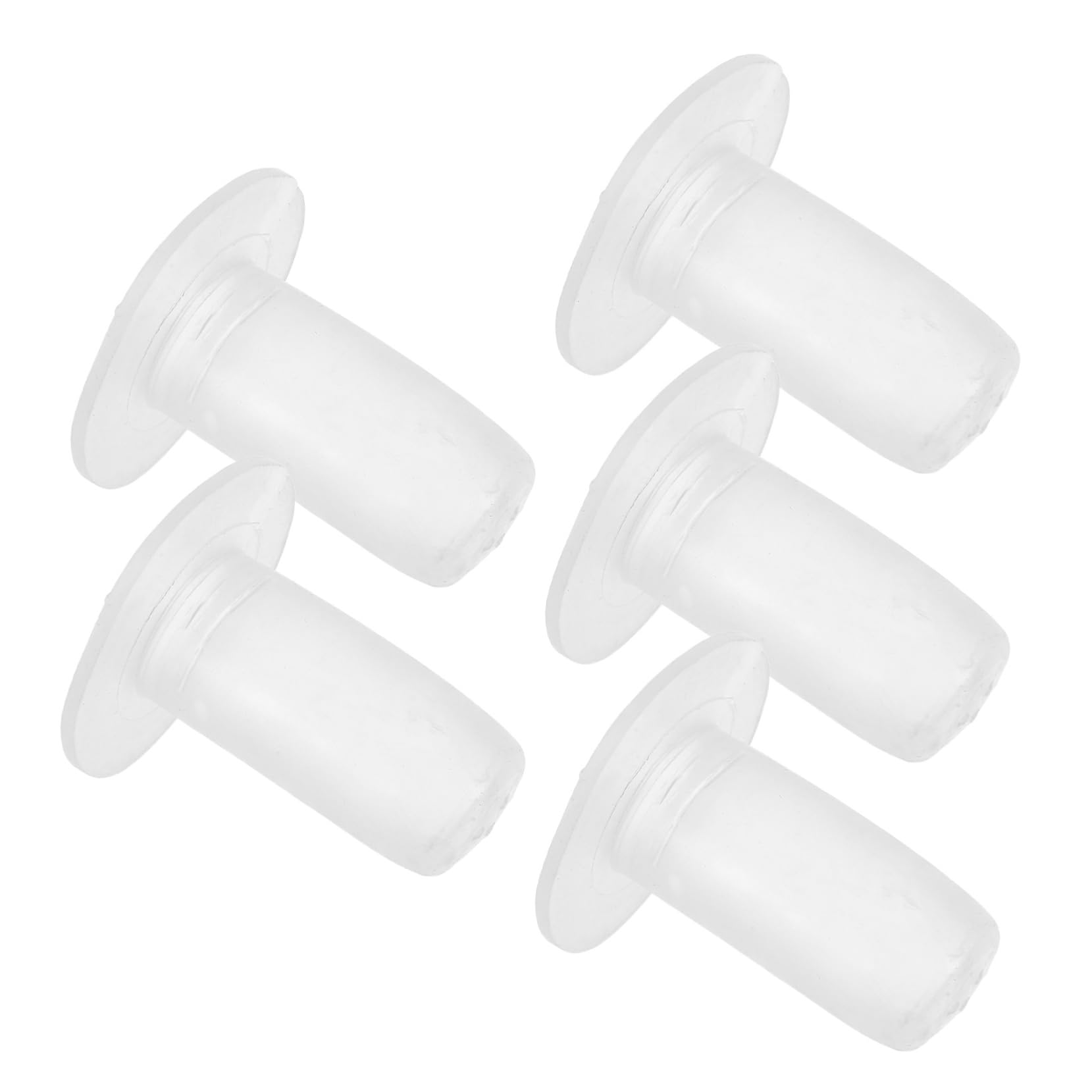 POPETPOP Milk Bottle Nipple Replacement for Young Animals 5pcs Silicone Nursing Nipple for Lamb Goat
