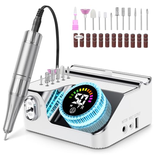 Urbuti Torno Uñas 50000 RPM 50 Niveles Velocidad 12 Cabezales Blanco