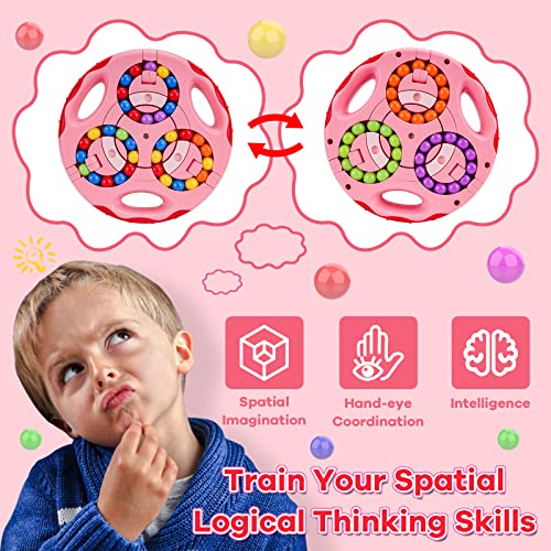 Spiele ab 6 7 8 9 10 Jahre Mädchen: IQ Puzzle Geschenke für Mädchen 5-12 Jahre Spielzeug Geschicklichkeitsspiele Magic Beans Angst Linderung Spielzeug ab 6-8-11 Kinder Teens Erwachsene Fidget Toys
