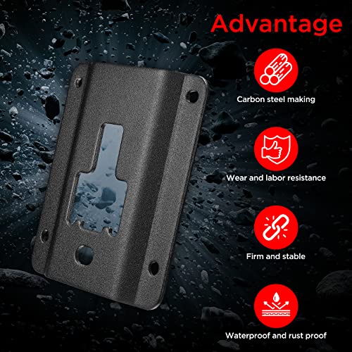 Speedwow Truck Bed Cargo Binding Bracket Plate Compatible With Ford F150 F250 F350 Super Duty 2015-2023 Replacement Fl3Z-9928408-Ab Bed Load Hook Reinforcement Plate Fitting (4 Pack) #TOP2