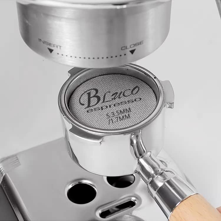 Miniatura 5 de Pantalla de disco de café espresso de 2.106 in reutilizable de 0.067 in de grosor, acero inoxidable de 150 m, placa de malla para filtro de café de