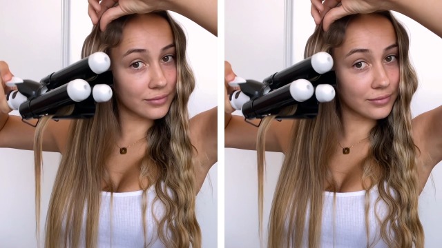 Amazon.com: BONDIBOOST Wave Wand Hair Curling Iron Wand [32