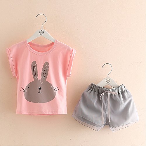Image of Mud Kingdom Infant Toddler Girls Tulle Skirts Set Outfit T-Shirts Cute Print Casual Summer