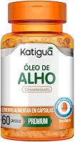 Katiguá, Óleo de Alho, Desodorizado, Sem sabor, 60 Cápsulas Soft Gel • 30 doses, Laranja