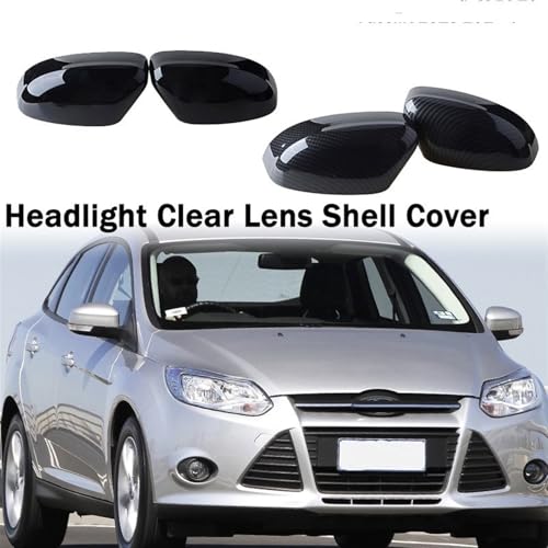 Remplacer coque rétroviseur Ford Focus brisée cache noir mat