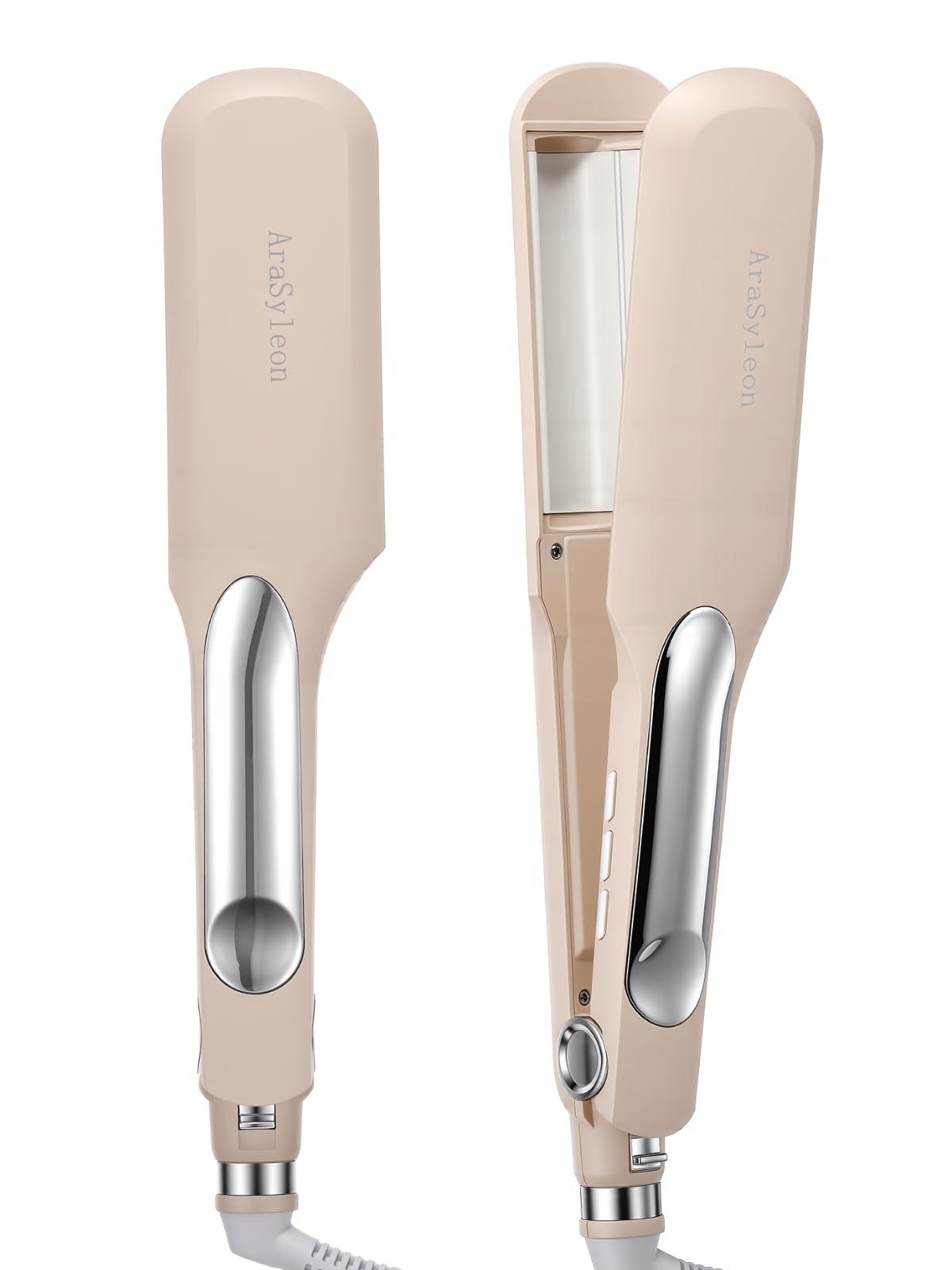 Fer à Vagues 22mm - Chauffage Rapide PTC & Double Chauffage pour Ondulations Naturelles Durables - 8 Températures (140-210°C), Sécurisé avec Arrêt Auto 60min