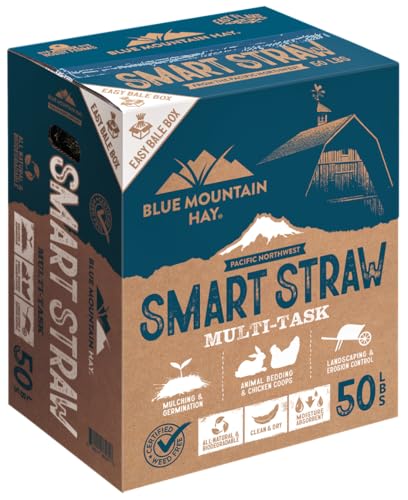 Blue Mountain Hay Smart Straw-50lb Easy Bale Box