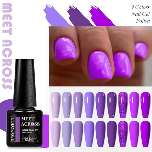 Set de Esmaltes de Gel 12 piezas MEET ACROSS miniatura 5