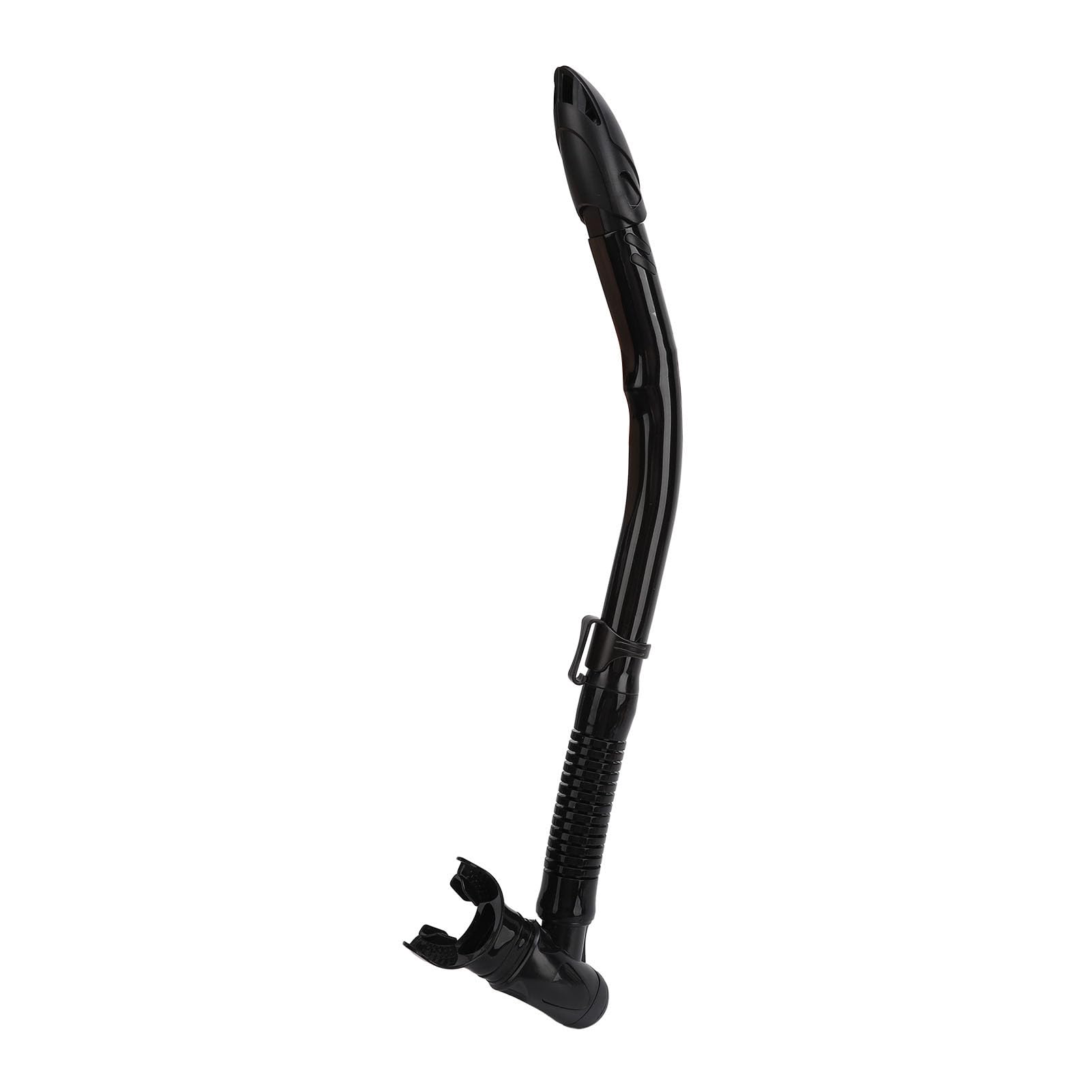 Tubo Respirador de Buceo, Tubo de Respiración de Buceo con Punta en Forma de Aleta ABS de Silicona Semi Seco para Bucear