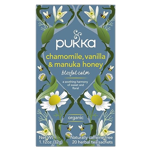 Pukka 69680050 Chamomile, Vanilla & Manuka Honey Herbal Tea thumb #1