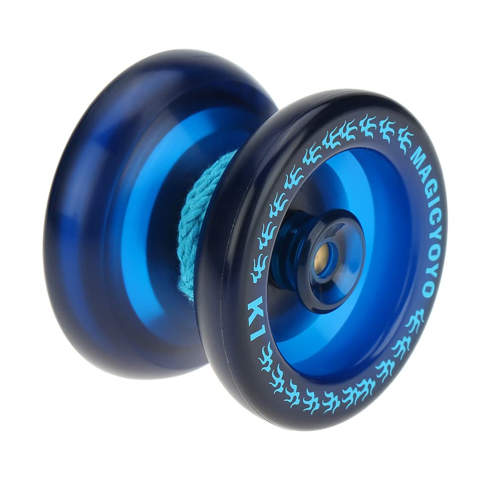 Graflsoa Professional K1 Spin ABS Yoyo 8 Ball KK Bearing with Spinning String for Kids