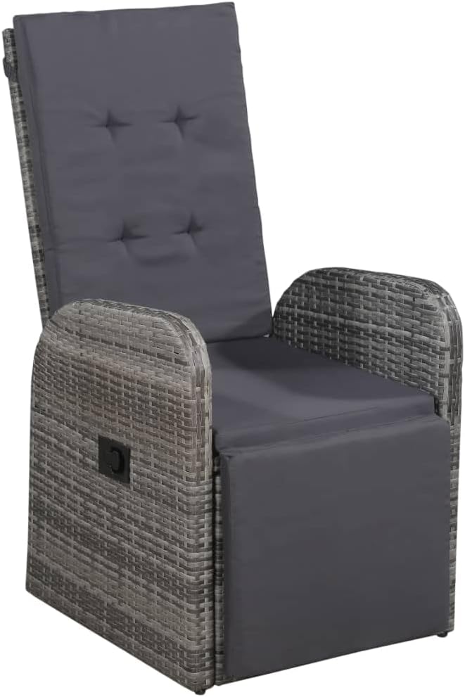 3 Piece Patio Dining Set,Afternoon Tea Suit,Backyard Furniture,Backyard Decor,it Will be Perfect for Decorating Your Yard, Poolside, Balcony, Patio and Home. Gray