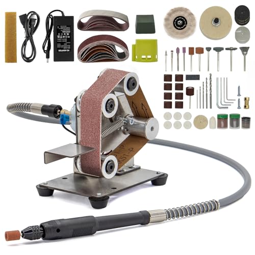 Kongkee Flex Shaft Rotary Tool Kit with Mini Belt Sander,