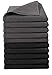 Produktbild Home-Tex Premium Mikrofaser-Putztuch | Extra Saugstark 300 g/m² | Hochwertiges Microfaser Reinigungstuch für Auto und Haushalt (40 x 40 cm | 10er Set, Schwarz + Grau)