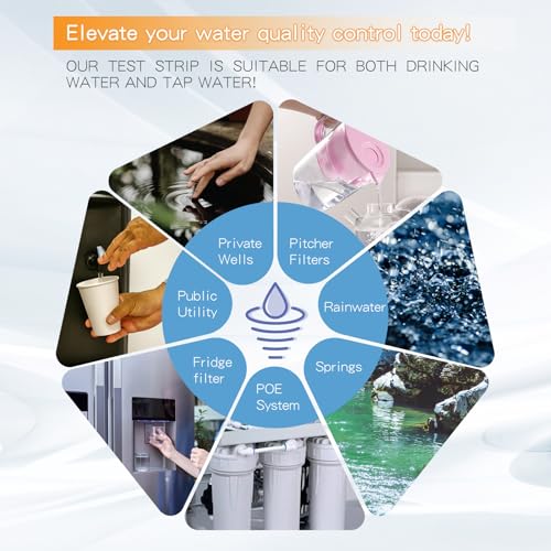 Assutest AST-WATER 17B 17 In 1 Water Test Kit - 100 Strips + 2 Bacteria Tester Kits - Well, Tap Home, Drinking Water City Water Testing Strip For Lead thumb #5