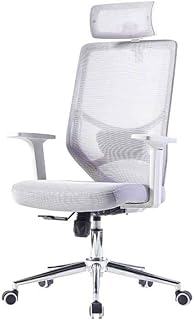 WJSXJJ Silla giratoria Silla elevadora Tela de Malla Oficina Minimalista Moderna Oficina ergonómica Silla para el hogar (Color : Gray)
