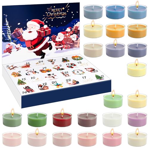 Adventskerzen-Geschenk für 24 Tage