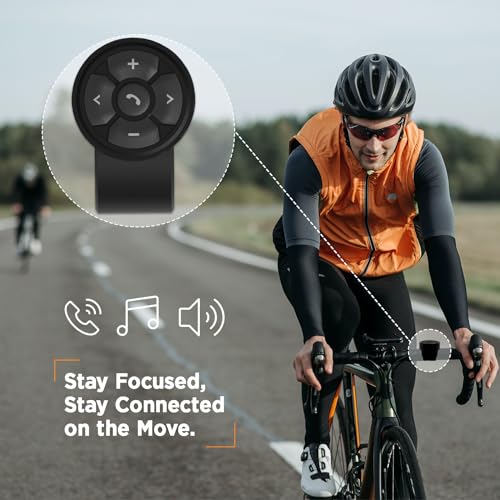 Mando multimedia inalámbrico compatible con iPhone y Samsung impermeable IPX6 2
