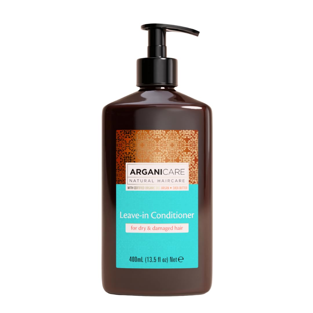 ARGANICARE| Argan Oil Leave-In Conditioner | Dry & Damaged Hair | Daily Leave-In Care | Softness, Shine & Manageability | 400 ml