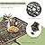 [Hi-End]Cast Aluminum Patio Furniture Set 9-Piece Outdoor Dining Set Includes 86.6’’ Rectangular Patio Table with Umbrella Hole and 8 Cushioned Dining Chairs,Rust-Free for Patio Deck Garden Pool