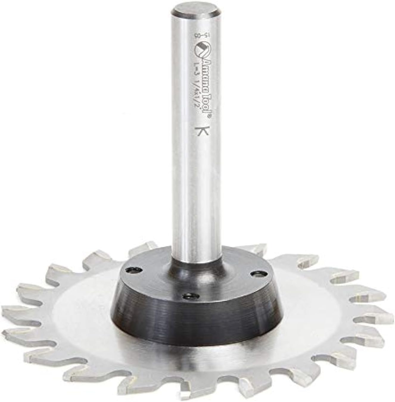 Amana Tool - 48200 Carbide Tipped Plastic Trim Saw Blade & Arbor CNC System 4" Dia x