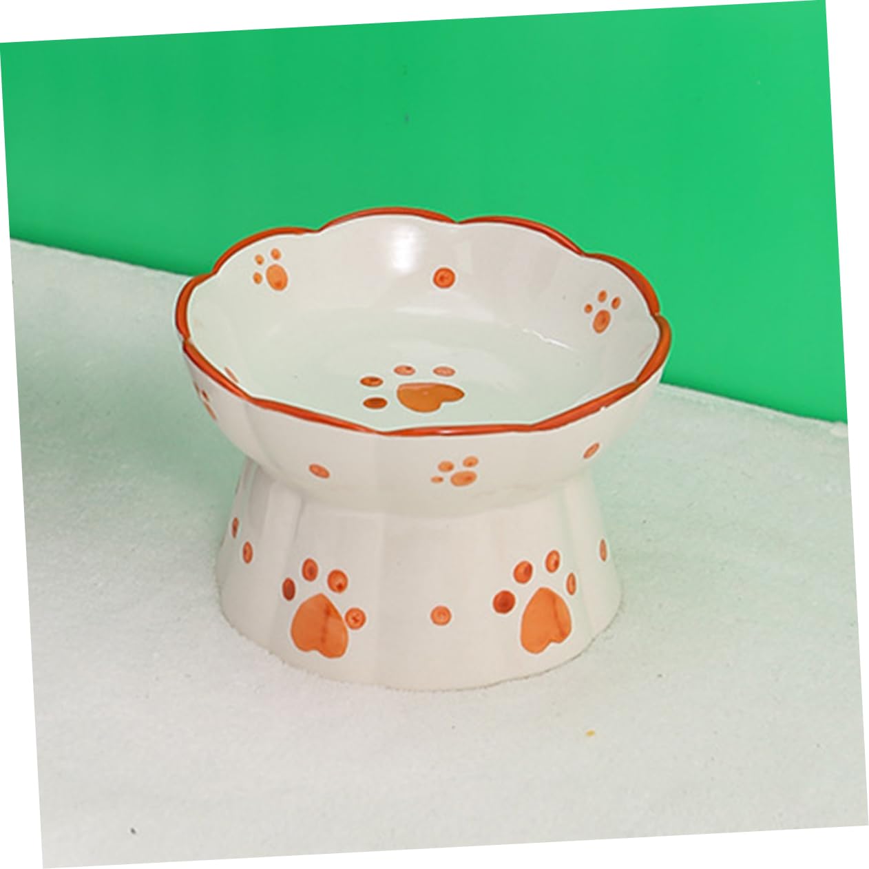 Supvox 2stücke Kerntyp Ergonomischer Katzenfutternapf Keramik Mit Erhöhtem Design Für Bequemes Fressen Und Trinken Für Katzen Und Kleine Hunde