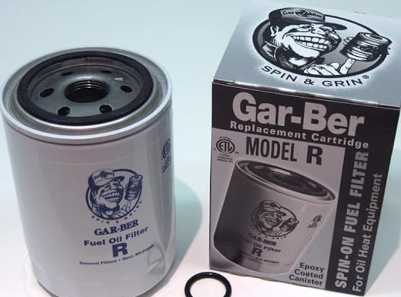 Replacement Gar-Ber Model R 2625 Spin on Fuel Filter - Replacement cartridge for spin on oil filter "R" 2625