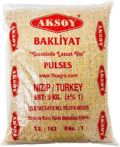 Aksoy Cracked Wheat Coarse Bulgur 5kg | Natural, Whole Grain, and Nutritious Bulgur, Perfect for Cooking, Soups, and Pilafs with Exceptional Taste and Texture!
