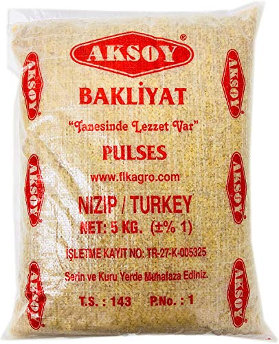 Aksoy Cracked Wheat Coarse Bulgur 5kg | Natural Whole Grain and Nutritious Bulgur Perfect for Cooking Soups and Pilafs with Exceptional Taste and Texture!