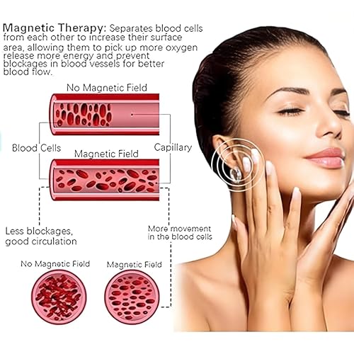 2 Pairs Lymphatic Drainage Slimming Hoop Earrings Set For Women, Titanium Ion Lymphvity Germanium Earrings Acupuncture Therapy Hoop Moissanite 16mm Earrings Jewelry Gift2