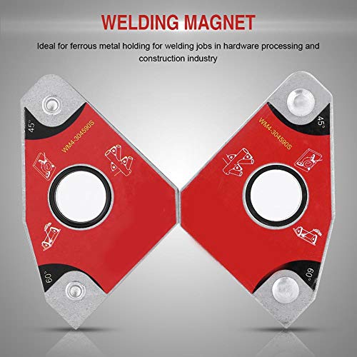 2pcs Mini Suportes de solda magnéticos Multi-ângulo 30 ° 60 ° 45 ° 90 ° Ângulos Suportes de ímãs de