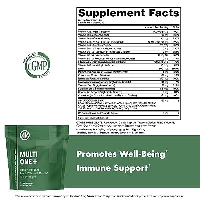 MultiOne Men & Womens Daily Multivitamin - Essential Nutrients and Minerals for Optimal Health (60 Capsules)