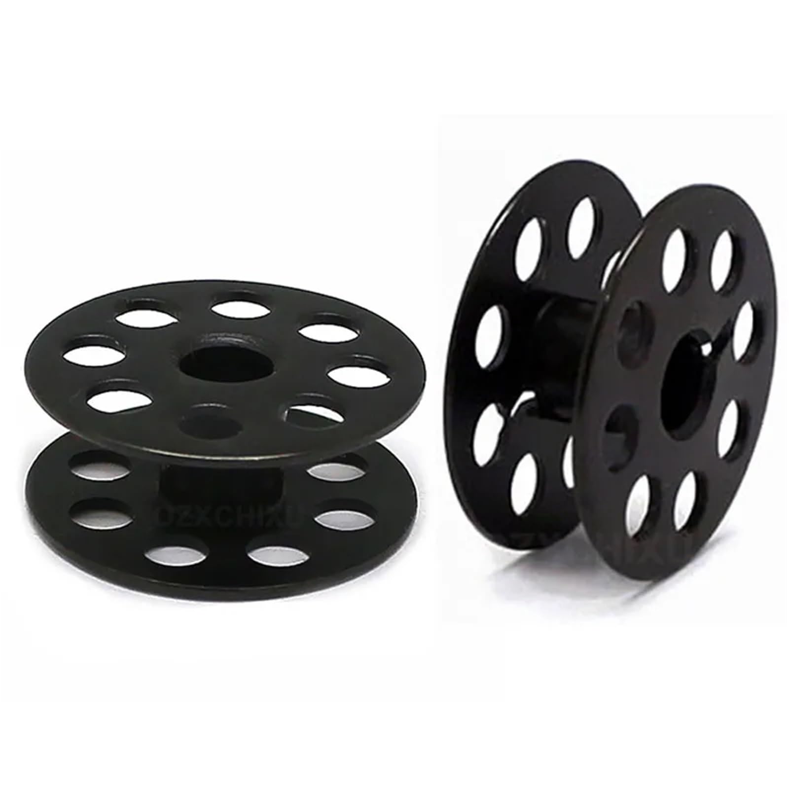 Szpulki do maszyn do szycia 50/100 szt. 25mm czarne szpulki do maszyn szycia przemysłowych akcesoriów z pojedynczą igłą(50pcs)