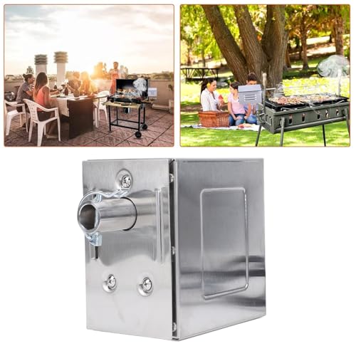 Motore Girarrosto per Barbecue da 45 W, Motore per Barbecue Elettrico per Girarrosto, Motore per Barbecue in Acciaio Inossidabile con Torsione di 200‑250Kg, Motore Girarrosto