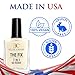 Ellie Chase 7 in 1 Nail Strengthener, Growth, Hardener, Repair Treatment Polish 0.5 OZ/Peptides/Vitamin E/Violet Extract/Oils/Amino Acid/Extra Hydration/Strength/Smoothing/Hardening/Protection/Shine