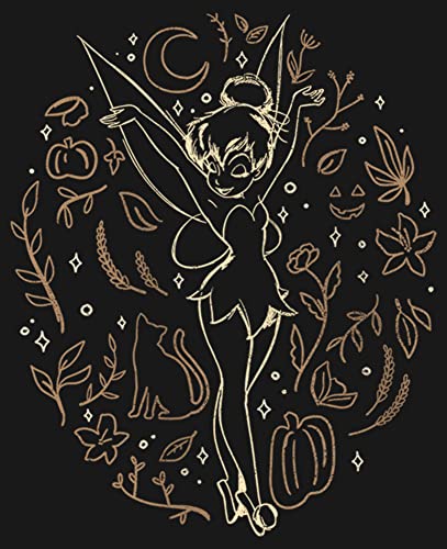 Disney Tinkerbell Hallowwen Portrait Girls Standard T-Shirt2