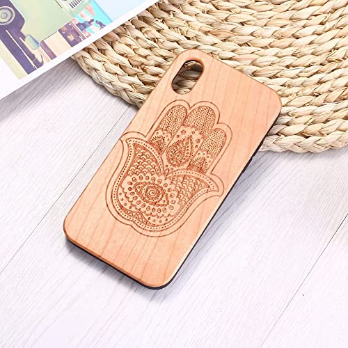 Coque bois gravée iPhone SE2 7 8 Plus le cadeau esthétique idéal