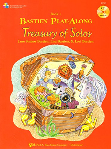 KP16 - Bastien Play-Along - Treasury of Solos B... 0849773156 Book Cover
