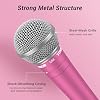 TONOR Cardioid Dynamic Vocal Microphone, Wired Vocal Mic with Integral Pop Filter and Spherical Mesh Grating, Handheld Mic with Noise Reduction, 6.35mm XLR Output, Singing, Stage, D58 Pink #2