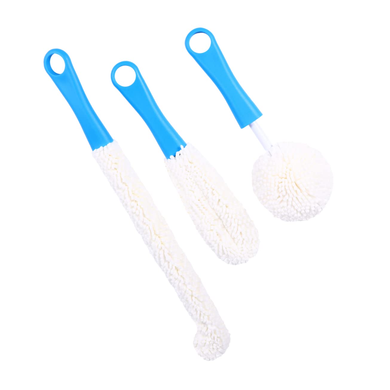 Healvian 9pezzi Spazzole Per Pulizia Flessibili Per Bottiglie Multi-funzione Per Casa e Cucina Per Decanter e Bicchieri