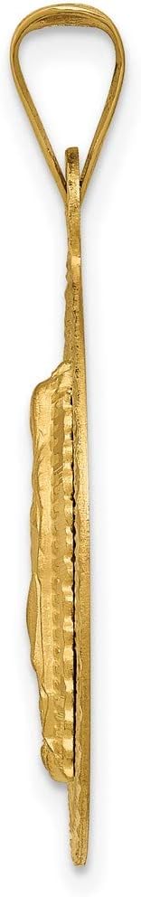 Polished Our Lady of Guadalupe Round Pendant in Real 14k Tri-Color Gold - Image 2