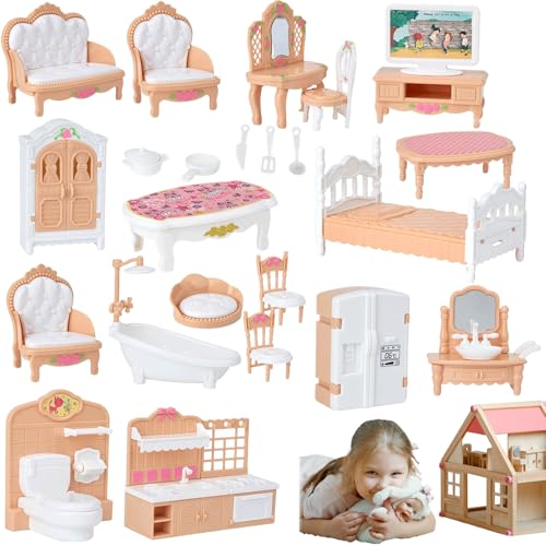Meubles maison poupée réalistes bricolage et décoration enfant