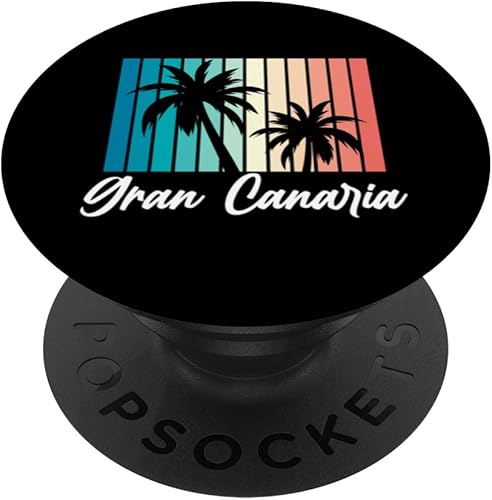 Gran Canaria Souvenir Holiday Vintage Vacation Gran Canaria PopSockets Swappable PopGrip