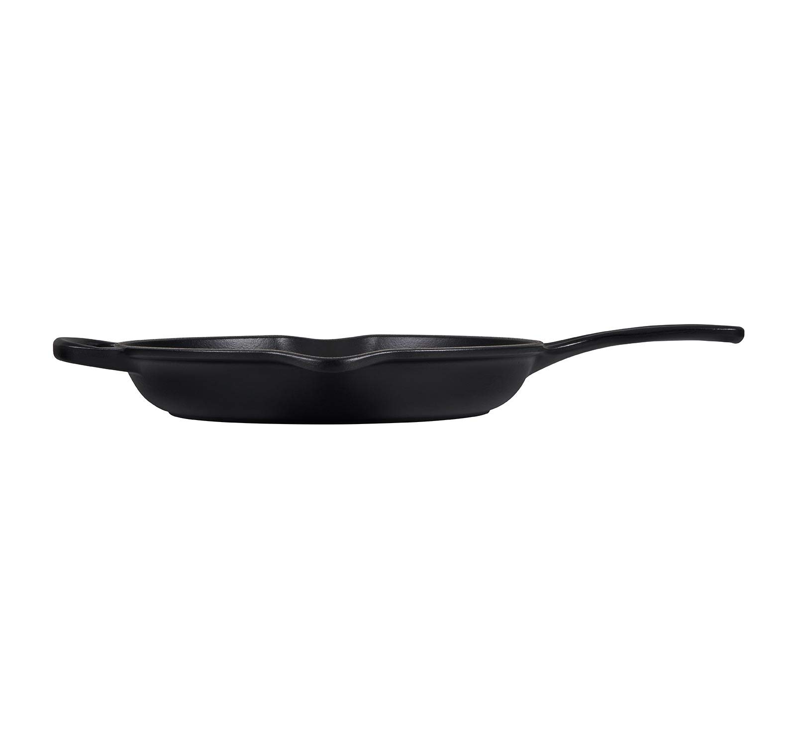 LE CREUSET Skillet Signature en Fonte Émaillée, Rond, 23 cm, 1,93 kg, Noir Mat, 20182230000422